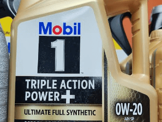 Mobil 1 0W20 4 LITRES TRIPLE ACTION POWER + 5